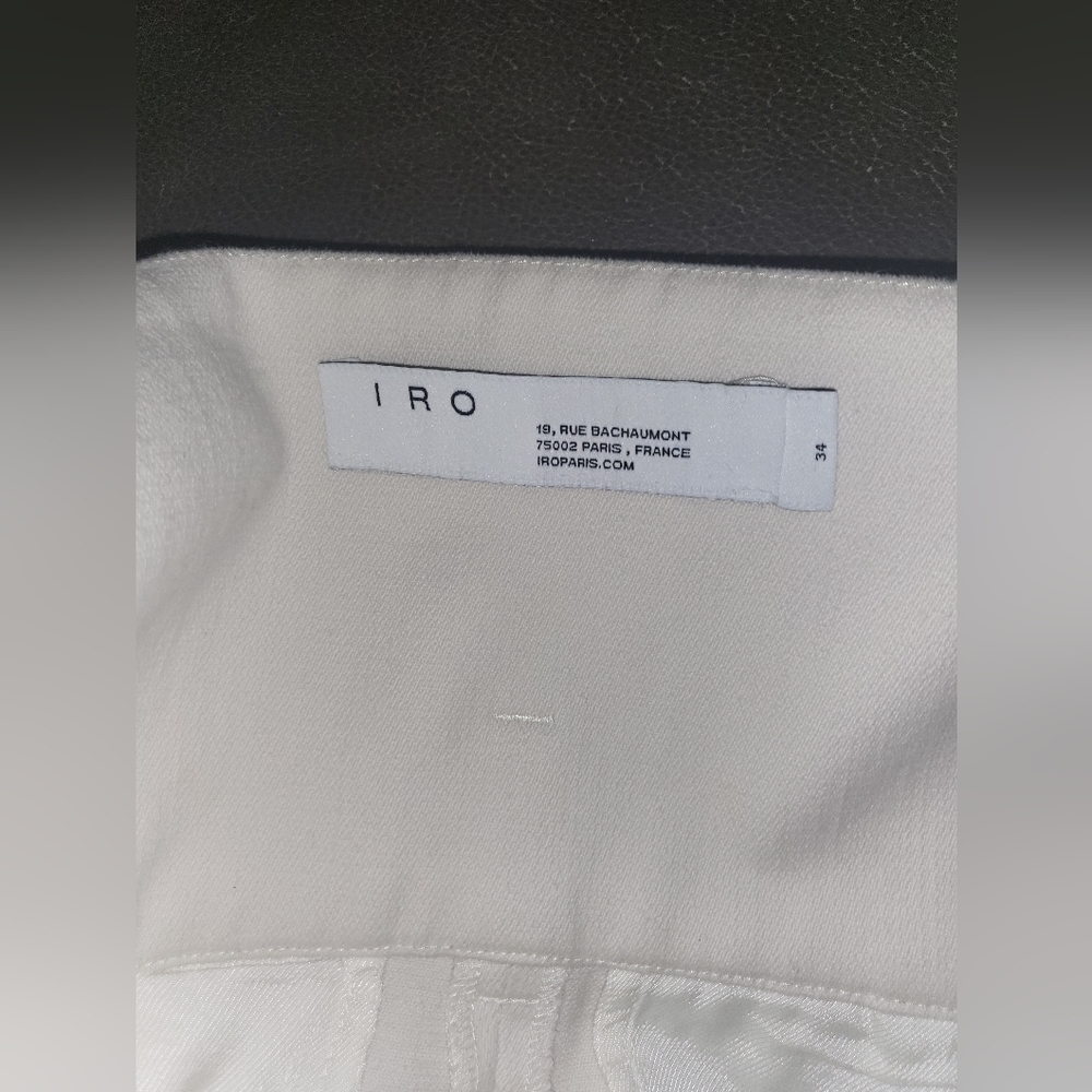 10. NWT IRO CAELIA HIGH-WAISTED TROUSERS SIZE 34 / US 2 - Picture 9 of 13
